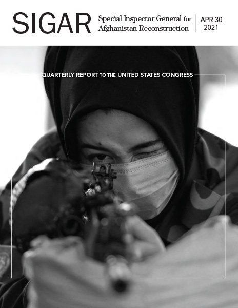 SIGAR, April 2021 cover