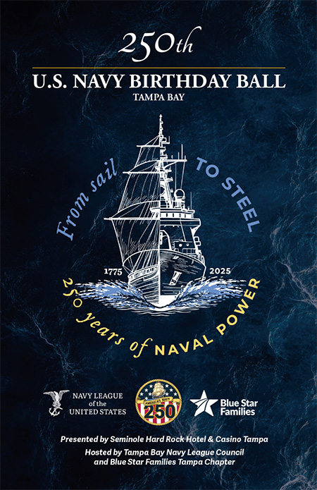 250th Navy Ball Program cover