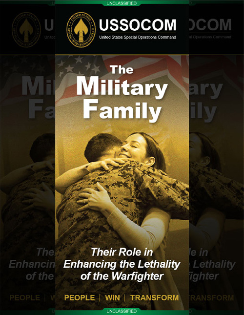 The Military Family brochure cover